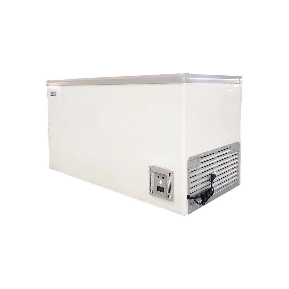 Морозильник для замороженных продуктов и мороженого с плоской стеклянной дверью